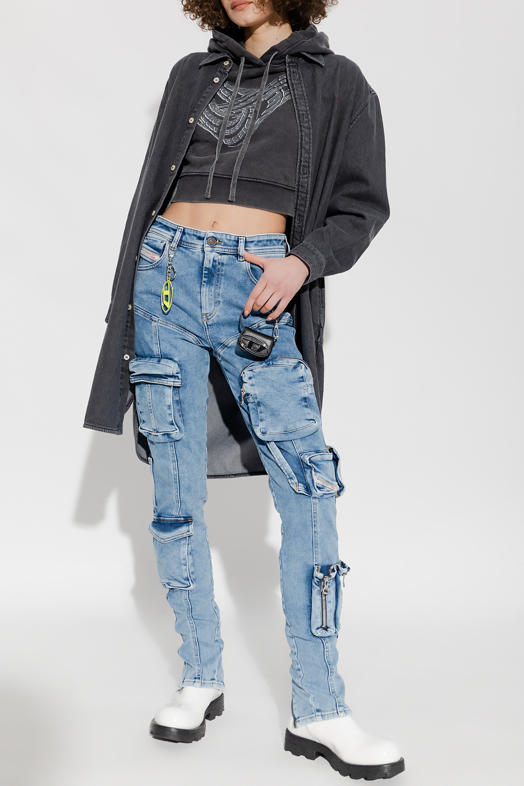 1984 SLANDY-HIGH Woman: Super Skinny Stretch Jeans | Black